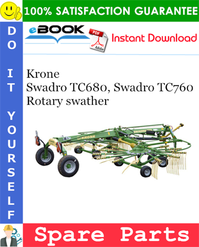 Krone Swadro TC680, Swadro TC760 Rotary swather Spare Parts Catalog