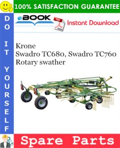 Krone Swadro TC680, Swadro TC760 Rotary swather Spare Parts Catalog