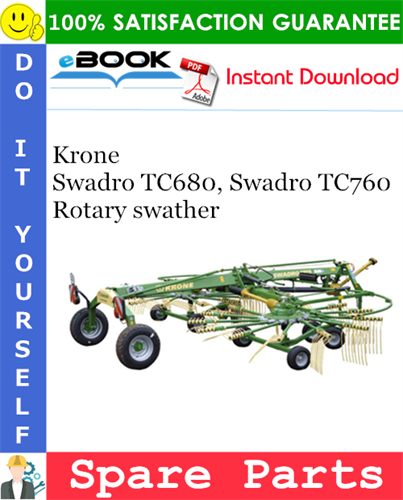 Krone Swadro TC680, Swadro TC760 Rotary swather Spare Parts Catalog