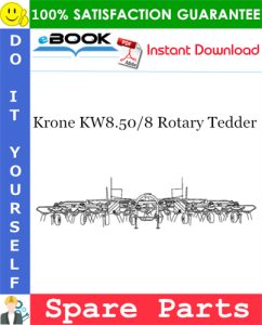 Krone KW8.50/8 Rotary Tedder Spare Parts Catalog