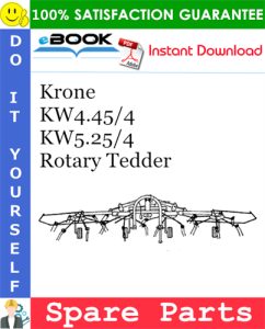 Krone KW4.45/4, KW5.25/4 Rotary Tedder Spare Parts Catalog