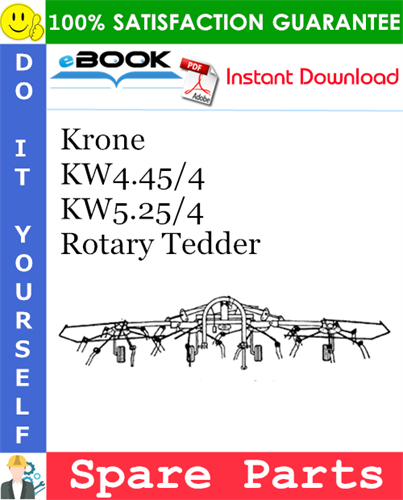 Krone KW4.45/4, KW5.25/4 Rotary Tedder Spare Parts Catalog