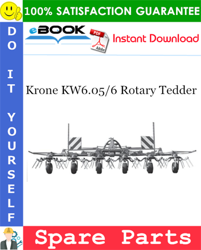 Krone KW6.05/6 Rotary Tedder Spare Parts Catalog