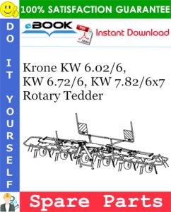 Krone KW 6.02/6, KW 6.72/6, KW 7.82/6x7 Rotary Tedder Spare Parts Catalog