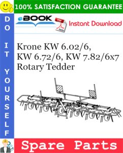 Krone KW 6.02/6, KW 6.72/6, KW 7.82/6x7 Rotary Tedder Spare Parts Catalog