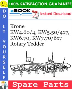Krone KW4.60/4, KW5.50/4x7, KW6.70, KW7.70/6x7 Rotary Tedder Spare Parts Catalog