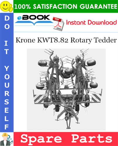 Krone KWT8.82 Rotary Tedder Spare Parts Catalog