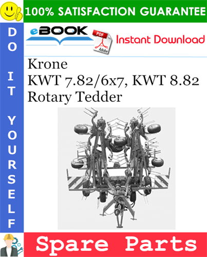 Krone KWT 7.82/6x7, KWT 8.82 Rotary Tedder Spare Parts Catalog