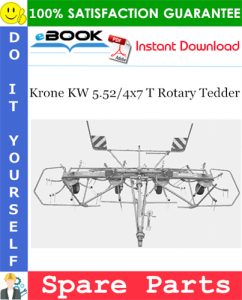 Krone KW 5.52/4x7 T Rotary Tedder Spare Parts Catalog