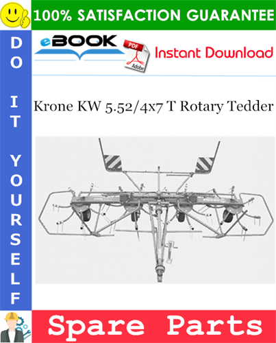 Krone KW 5.52/4x7 T Rotary Tedder Spare Parts Catalog