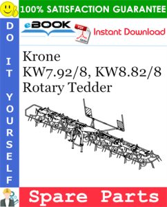 Krone KW7.92/8, KW8.82/8 Rotary Tedder Spare Parts Catalog