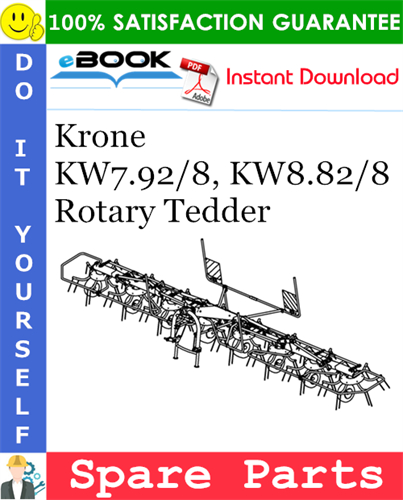 Krone KW7.92/8, KW8.82/8 Rotary Tedder Spare Parts Catalog