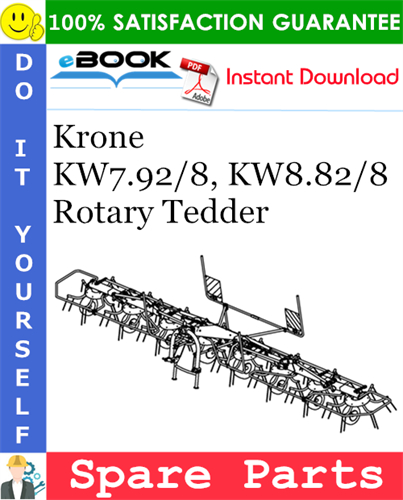 Krone KW7.92/8, KW8.82/8 Rotary Tedder Spare Parts Catalog