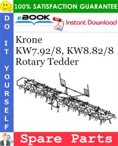Krone KW7.92/8, KW8.82/8 Rotary Tedder Spare Parts Catalog