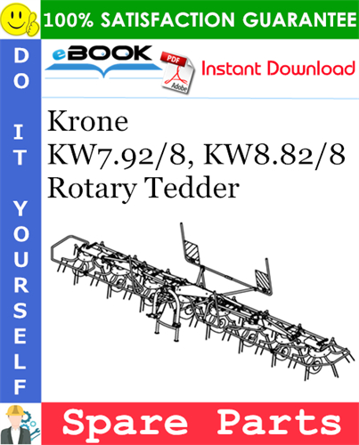 Krone KW7.92/8, KW8.82/8 Rotary Tedder Spare Parts Catalog