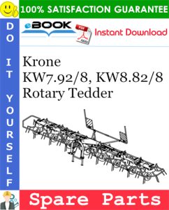Krone KW7.92/8, KW8.82/8 Rotary Tedder Spare Parts Catalog