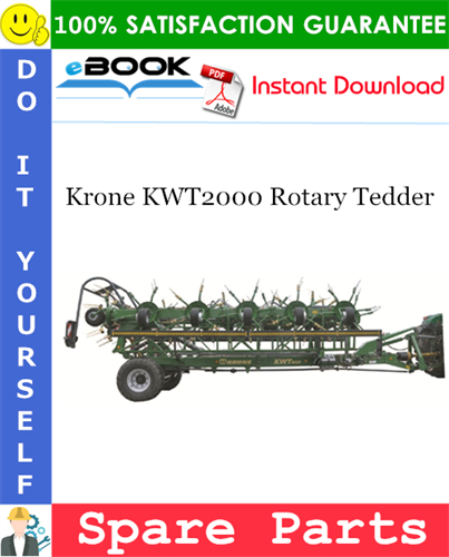 Krone KWT2000 Rotary Tedder Spare Parts Catalog