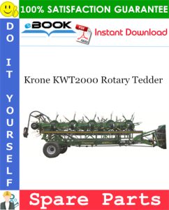 Krone KWT2000 Rotary Tedder Spare Parts Catalog