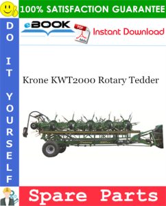 Krone KWT2000 Rotary Tedder Spare Parts Catalog