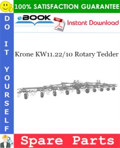 Krone KW11.22/10 Rotary Tedder Spare Parts Catalog