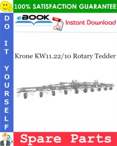 Krone KW11.22/10 Rotary Tedder Spare Parts Catalog