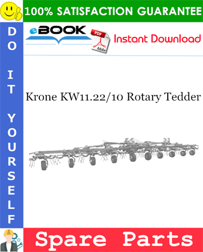 Krone KW11.22/10 Rotary Tedder Spare Parts Catalog