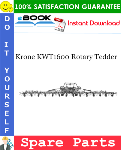 Krone KWT1600 Rotary Tedder Spare Parts Catalog