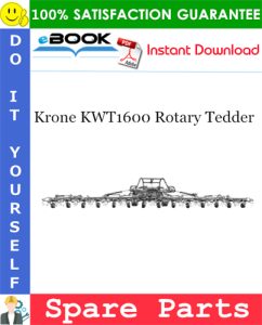 Krone KWT1600 Rotary Tedder Spare Parts Catalog