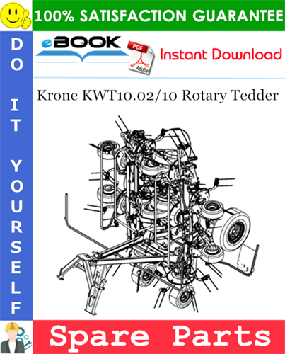 Krone KWT10.02/10 Rotary Tedder Spare Parts Catalog