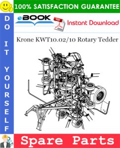 Krone KWT10.02/10 Rotary Tedder Spare Parts Catalog