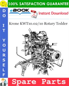 Krone KWT10.02/10 Rotary Tedder Spare Parts Catalog