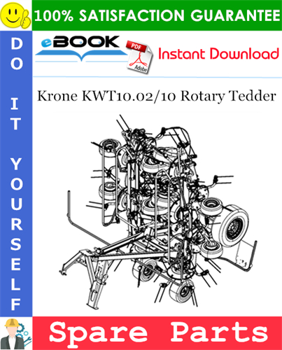 Krone KWT10.02/10 Rotary Tedder Spare Parts Catalog