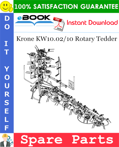Krone KW10.02/10 Rotary Tedder Spare Parts Catalog