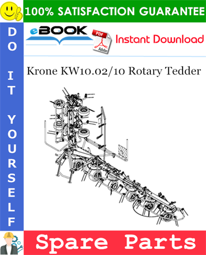 Krone KW10.02/10 Rotary Tedder Spare Parts Catalog