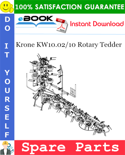 Krone KW10.02/10 Rotary Tedder Spare Parts Catalog