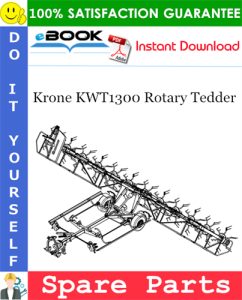 Krone KWT1300 Rotary Tedder Spare Parts Catalog