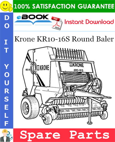 Krone KR10-16S Round Baler Spare Parts Catalog
