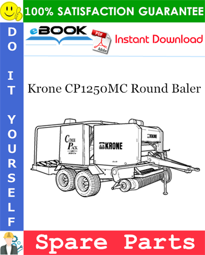 Krone CP1250MC Round Baler Spare Parts Catalog