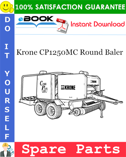 Krone CP1250MC Round Baler Spare Parts Catalog