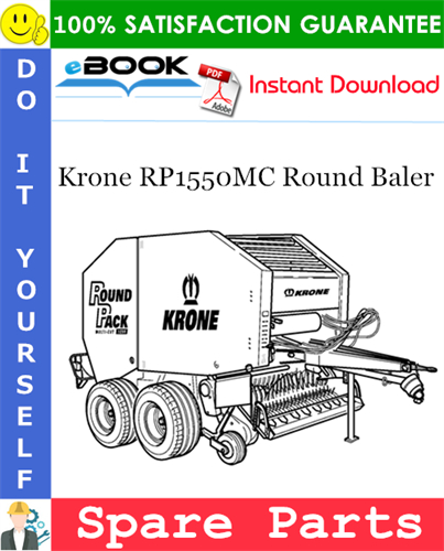 Krone RP1550MC Round Baler Spare Parts Catalog