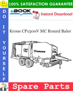 Krone CP1500V MC Round Baler Spare Parts Catalog