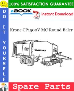 Krone CP1500V MC Round Baler Spare Parts Catalog