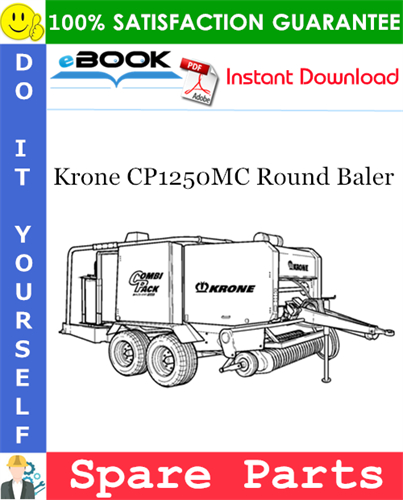 Krone CP1250MC Round Baler Spare Parts Catalog