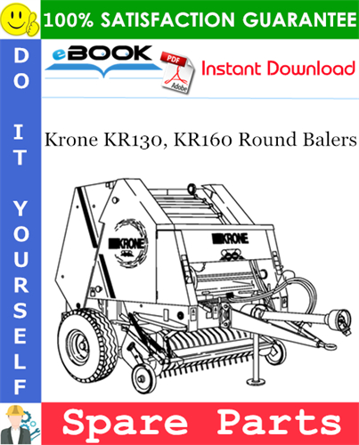 Krone KR130, KR160 Round Balers Spare Parts Catalog