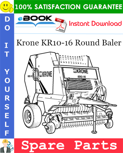 Krone KR10-16 Round Baler Spare Parts Catalog