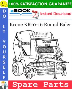 Krone KR10-16 Round Baler Spare Parts Catalog
