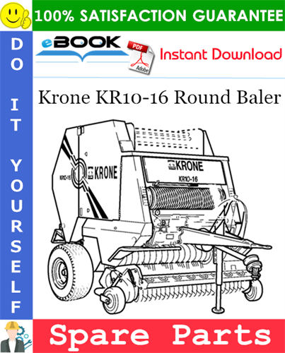 Krone KR10-16 Round Baler Spare Parts Catalog