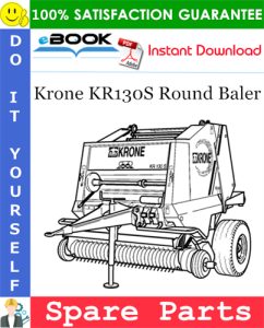 Krone KR130S Round Baler Spare Parts Catalog