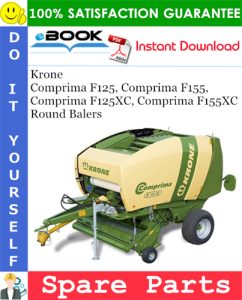 Krone Comprima F125, Comprima F155, Comprima F125XC, Comprima F155XC Round Balers