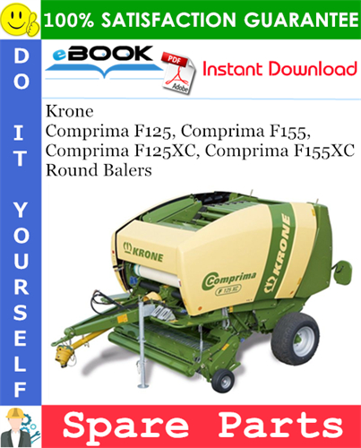 Krone Comprima F125, Comprima F155, Comprima F125XC, Comprima F155XC Round Balers